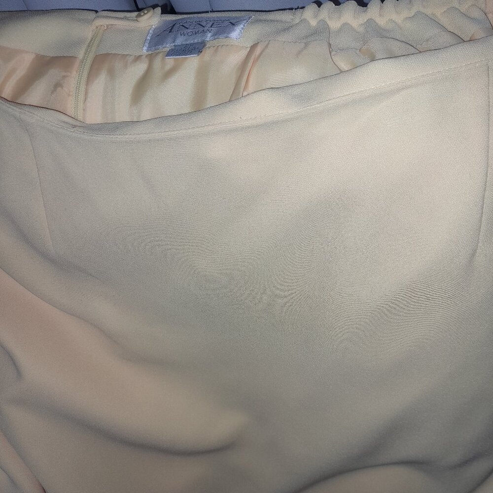 Vintage Retro Casual Corner Annex Yellow Skirt - Picture 4 of 15
